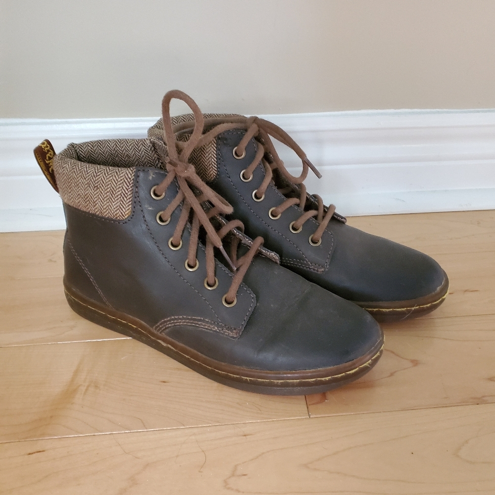 Dr. Martens Brown Ankle Boots